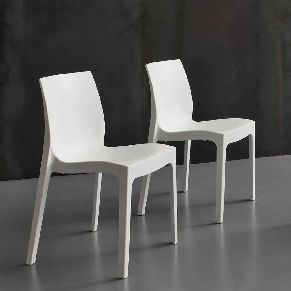 A11111 Silla moderna de cocina / comedor en polipropileno Imperia - Imagen 1