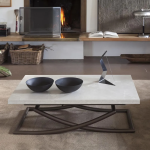 Mesa de centro convertible en mesa de comedor de madera Made in Italy-Aikido