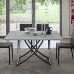 Mesa de centro convertible en mesa de comedor de madera Made in Italy-Aikido - Imagen 3