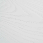 Mesa de comedor extensible blanca de madera maciza Rico - Imagen 4