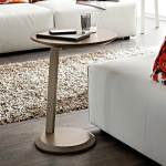 Mesa de centro de MDF lacado con marco de madera maciza made in Italy-Tobiko - Imagen 4
