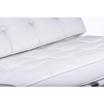 Chaise Barcelona Chair HQ en Cuir Fleur Italien - Imagen 4
