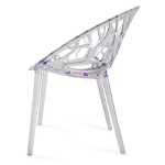 Silla transparente Chrystal perfecta para el jardín - Imagen 3