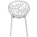 Silla transparente Chrystal perfecta para el jardín - Imagen 4