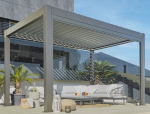 Pérgola Biohort 3×3 Kwartsgrijs metálica / de plata metálica (B489220) - Imagen 6