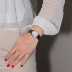 Reloj BAUME & MERCIER de oro blanco, zafiro y piel - Imagen 2