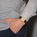 Reloj BAUME & MERCIER de oro amarillo, cuarzo y piel - Imagen 2