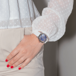 Reloj CHOPARD «Happy Sport» de oro rosa, acero, zafiro, cuero y diamantes - Imagen 2
