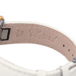 Reloj CHOPARD «Happy Sport» de oro rosa, acero, zafiro, cuero y diamantes - Imagen 6