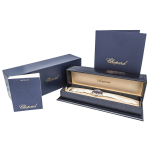 Reloj CHOPARD «Happy Sport» de oro rosa, acero, zafiro, cuero y diamantes - Imagen 7
