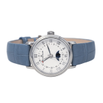Montre BLANCPAIN «Villeret» en acier, saphir et cuir - Imagen 3