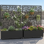 Jardinera elevada multifuncional de metal galvanizado - Imagen 2
