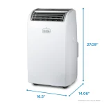 Climatizador portátil 3 en 1 de 14000 BTU para una pieza medida hasta 700 pies de capacidad BPACT Serie de BLACK+DECKER BPACT14WT - Imagen 2