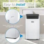 Climatizador portátil 3 en 1 de 14000 BTU para una pieza medida hasta 700 pies de capacidad BPACT Serie de BLACK+DECKER BPACT14WT - Imagen 3