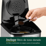 Cafetera programable Cuisinart de 14 tazas con jarra de vidrio DCC-3200BKSP1 - Imagen 13