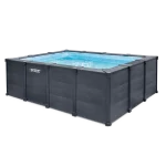 Piscina rectangular de grafito de 4,00 x 3,00 x 1,32 m - Imagen 7