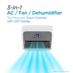 Climatizador portátil 3 en 1 de 14000 BTU para una pieza medida hasta 700 pies de capacidad BPACT Serie de BLACK+DECKER BPACT14WT - Imagen 5